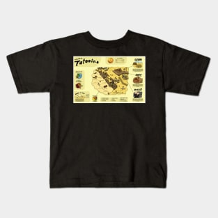 Tatooine Map Kids T-Shirt